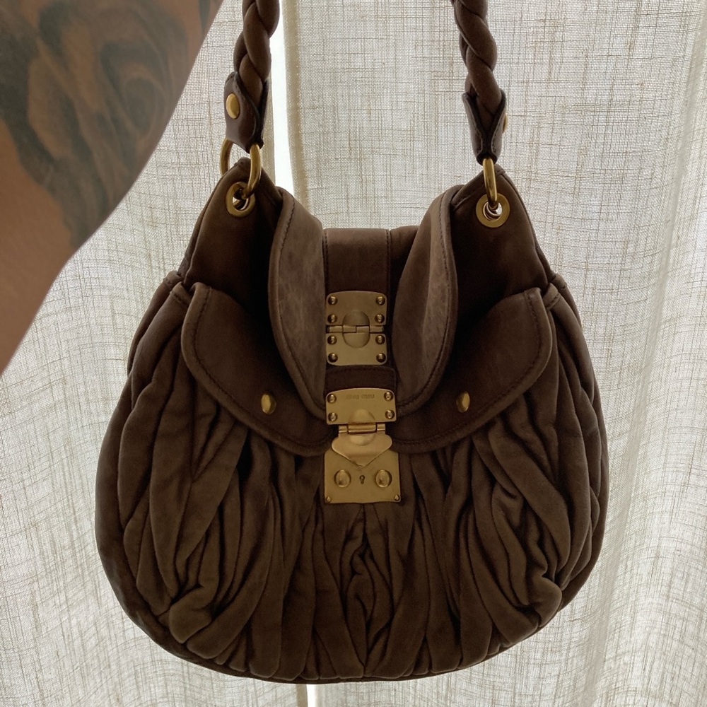 Miu Miu vintage Brown Suede Bag